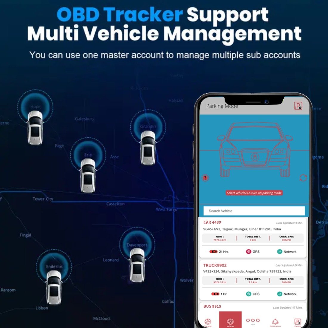 Acumen OBD Tracker - Hidden -GPS Tracker Device for Car with Voice Monitoring, (Made in India) (1 Year Android & iOS Subscription) - Image 9
