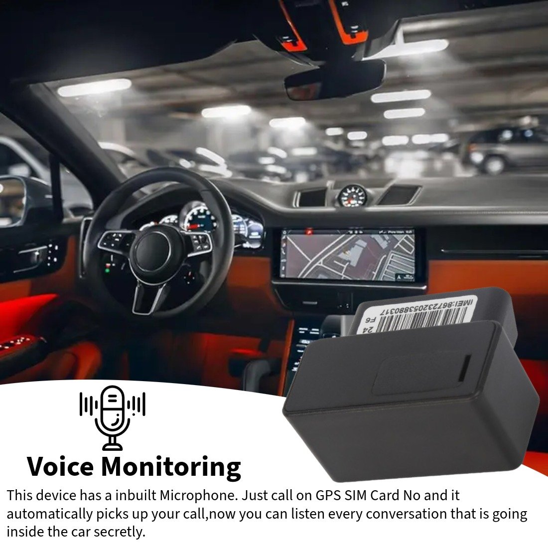 Acumen OBD Tracker - Hidden -GPS Tracker Device for Car with Voice Monitoring, (Made in India) (1 Year Android & iOS Subscription) - Image 10