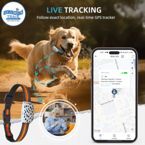 Acumen Track Smart Pet GPS Tracker, Waterproof, Track and Find Pets Anywhere, Long Battery Duration Mini Size trackers for Pets.