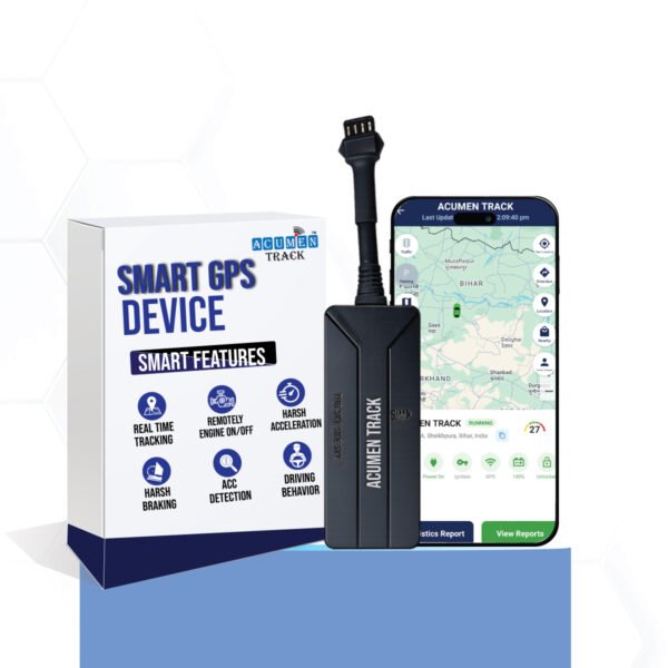 Acumen Track UC 3000 (Remote Engine Lock) - Wired Hidden GPS Tracker with Real-Time Location Tracking,15+ Advanced Features for Car, Bike, Truck, and Bus – 1 Year Free Premium App Subscription
