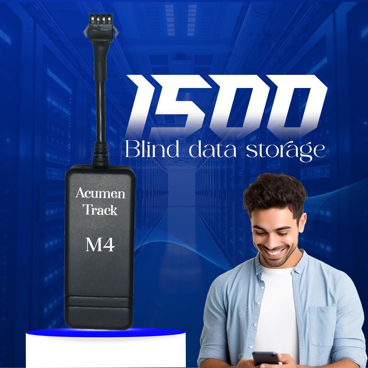 Acumen M4 (2g Plus 4g) – 4g GPS Tracker for Cars, Bike JCB,Trucks, Buses, 4G LTE GPS Device with Engine Cut Off, Ai Enabled, Android & iOS App - Image 5