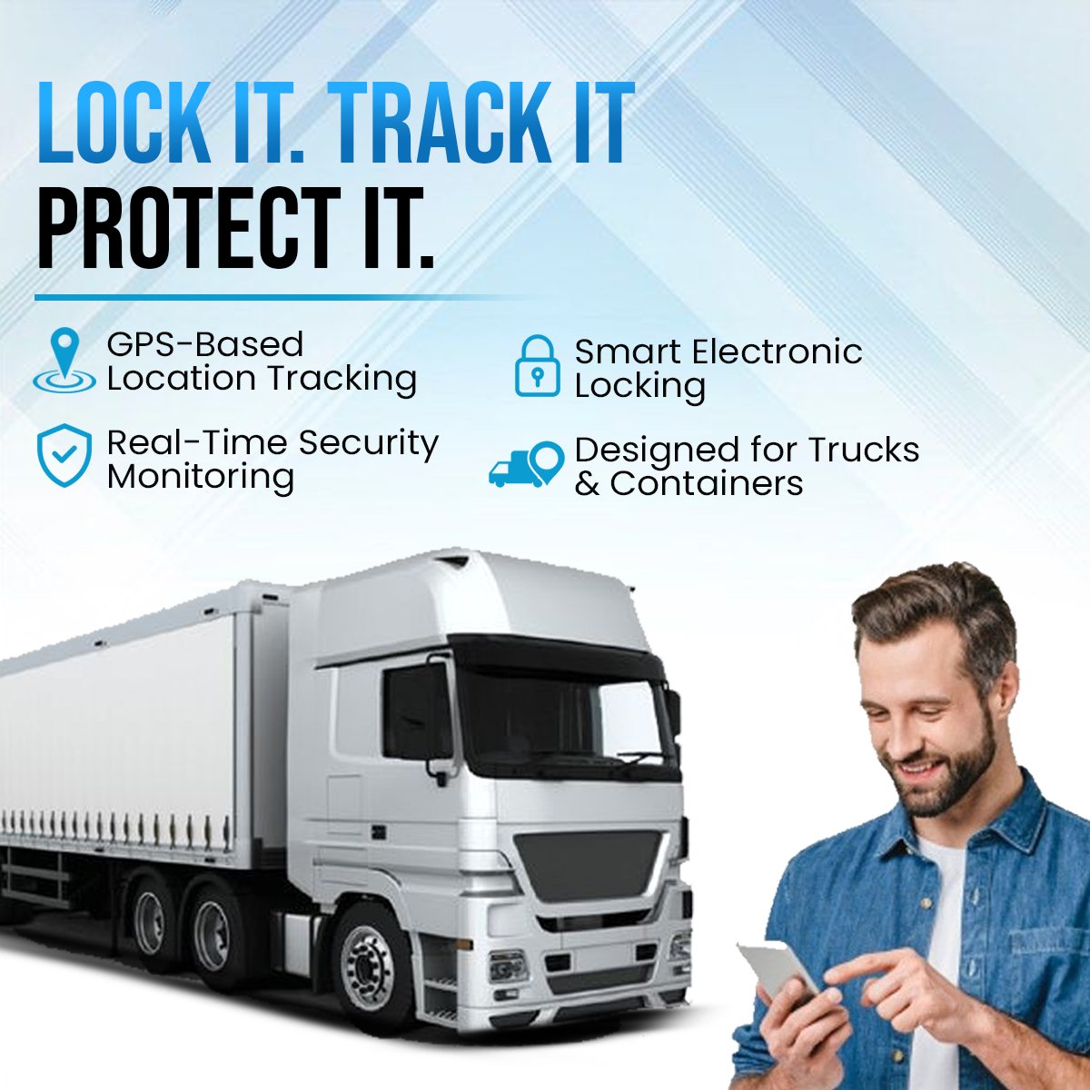Acumen Track E Lock for Trucks, with GPS Tracker Containers, and Heavy Vehicles – Anti-Theft, Waterproof Smart E Lock with Real-Time Tracking12 Month 4G Data & App Subscription - Image 3